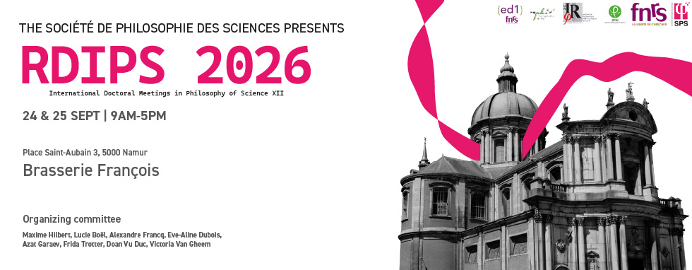 RDIPS - Rencontres doctorales internationales de philosophie des sciences>